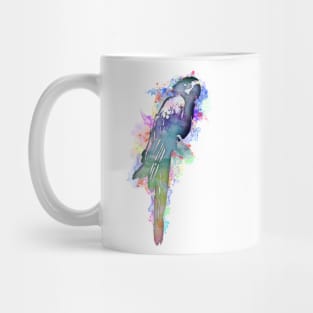 parrot watercolor Mug